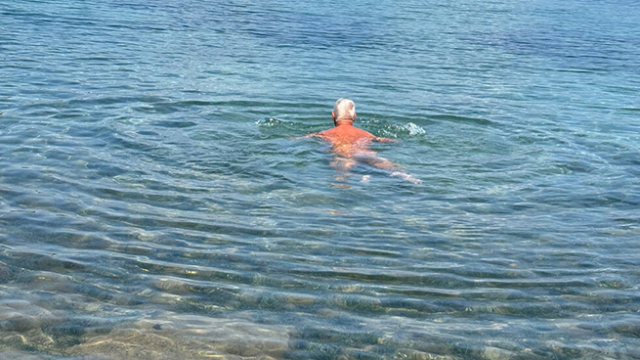 male swimmer