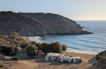 Psili Amos beach in Patmos
