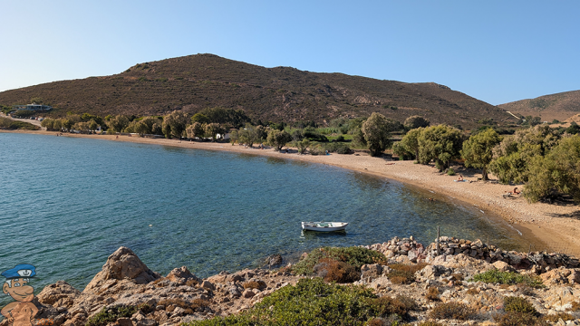 View of Livadi beach Patmos