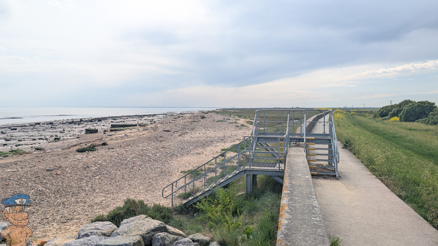 St Osyth beach foreline