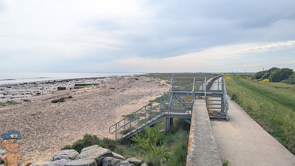 St Osyth beach foreline