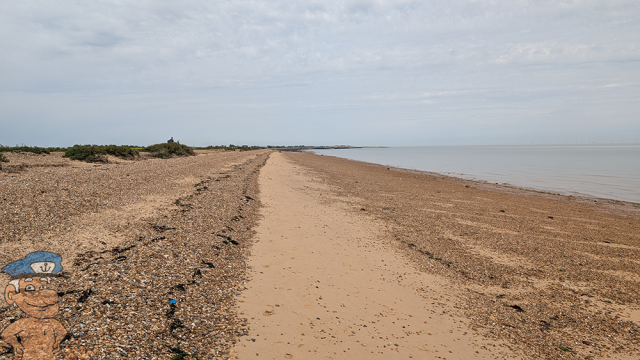 St Osyth beach foreline