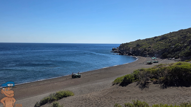 Pachia Ammos beach on Nissiros island